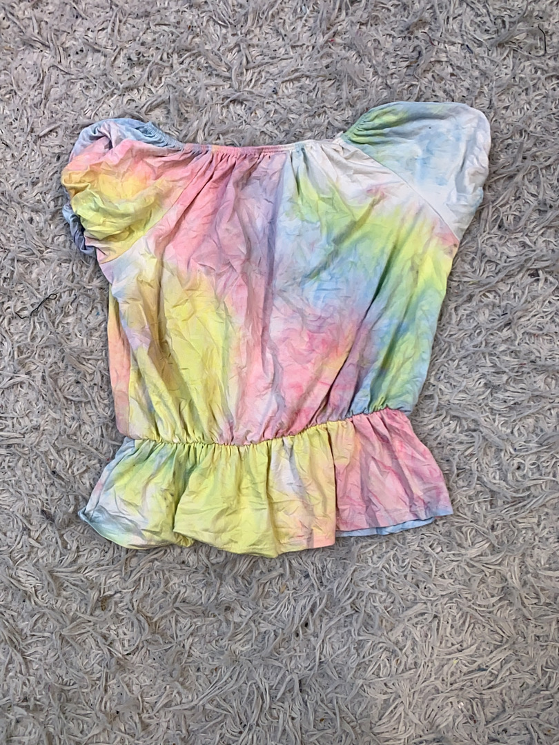 Tie-Dye Off-The-Shoulder Top