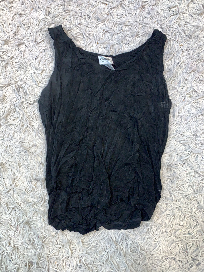 CHICO'S Travelers Schwarzes Tanktop