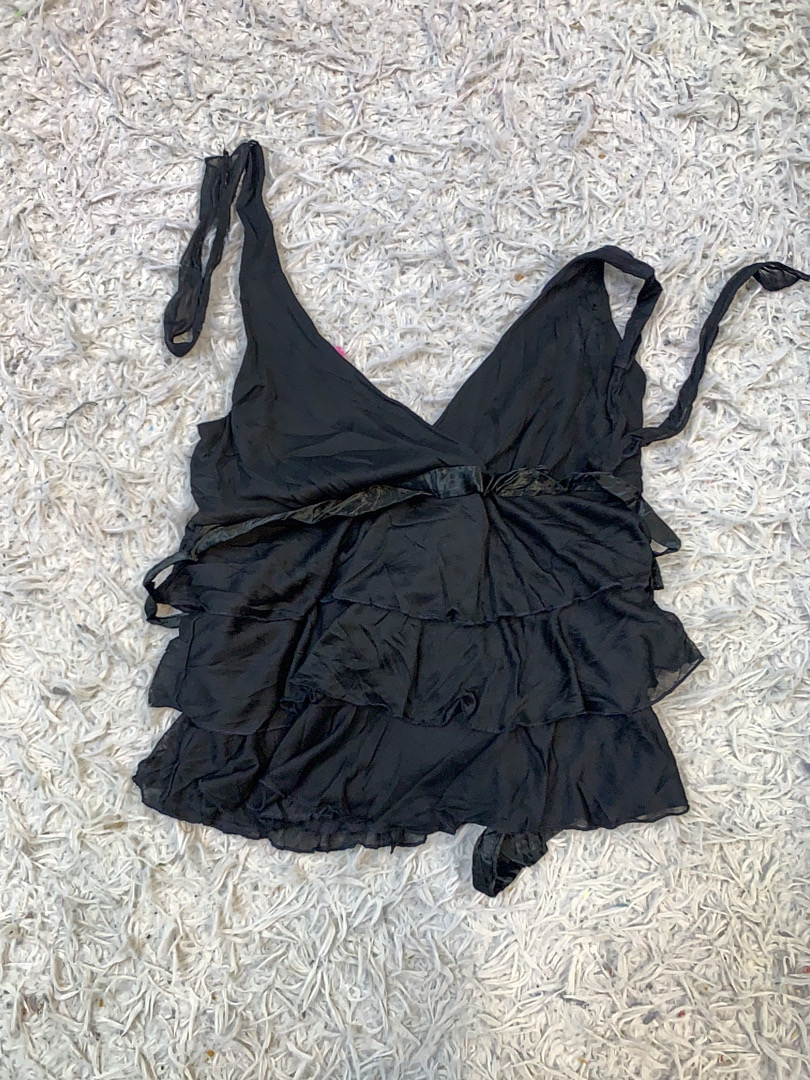 Speechless Schwarze Rüschentop