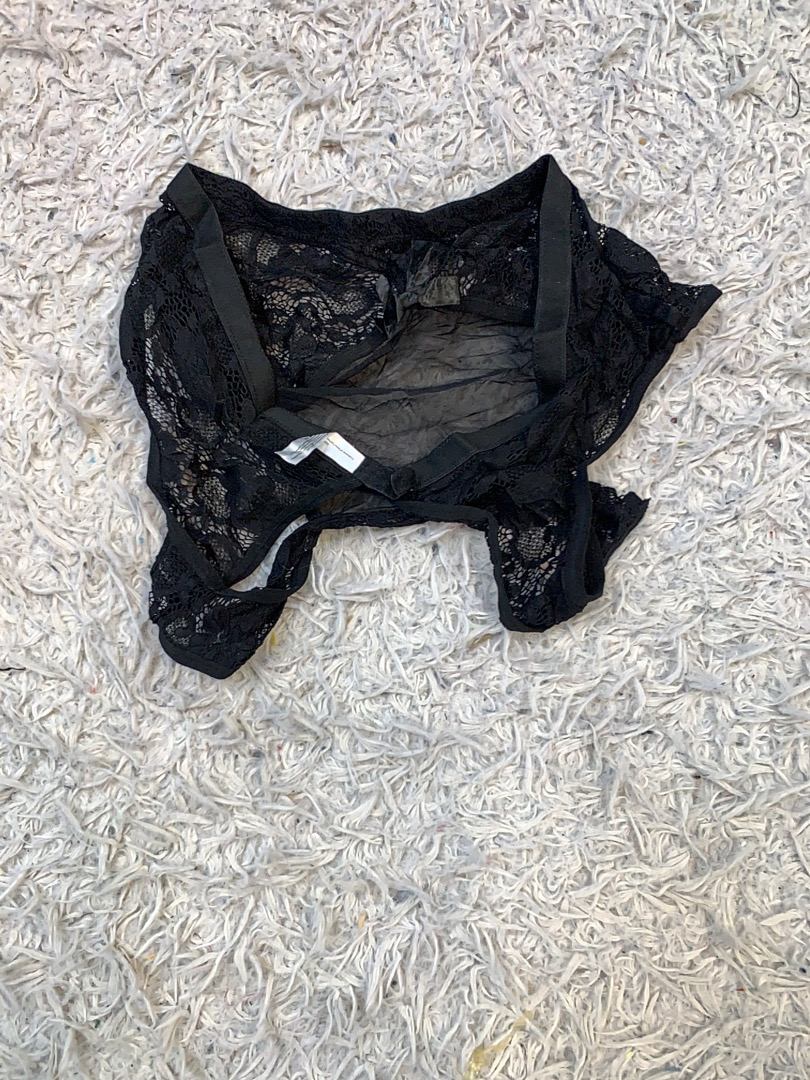 Black Lace Corset Top