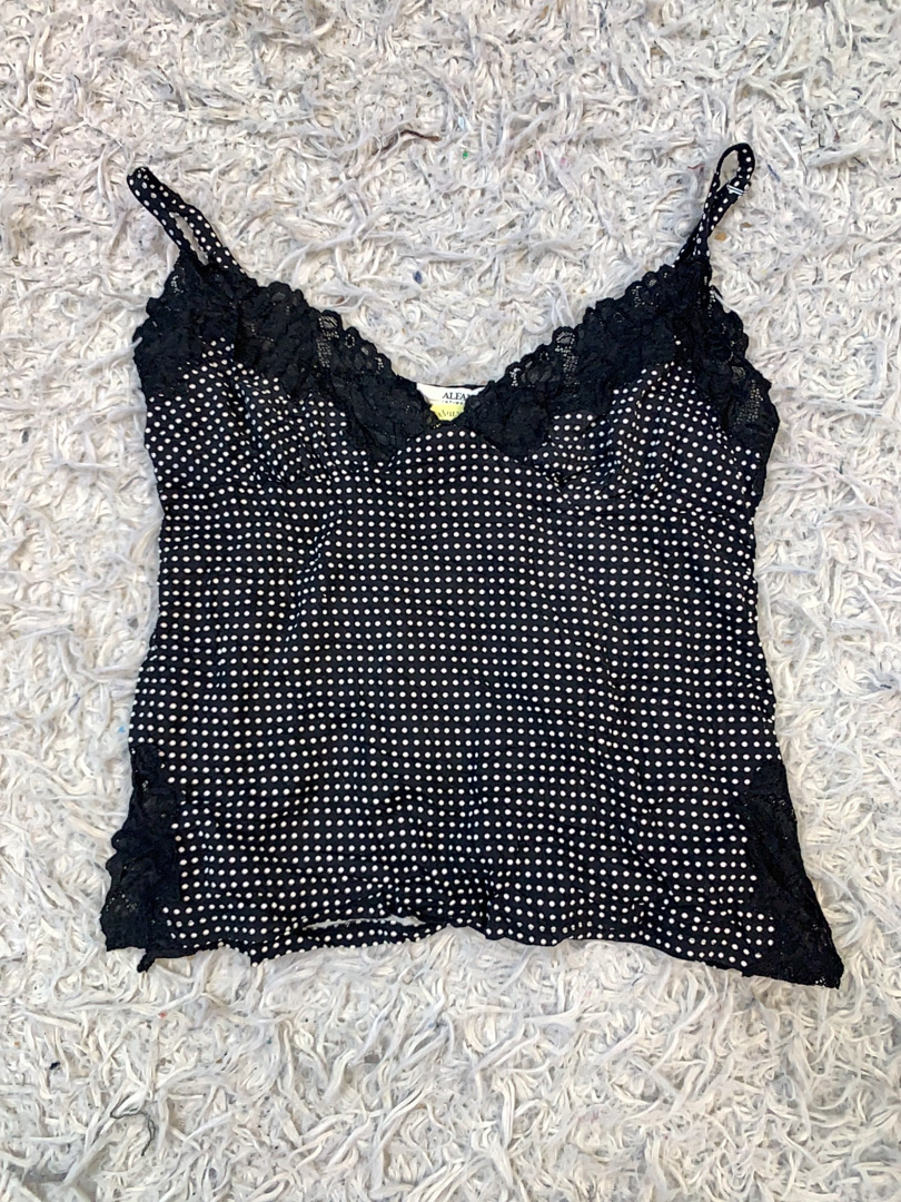 Top de tirantes de lunares para mujer