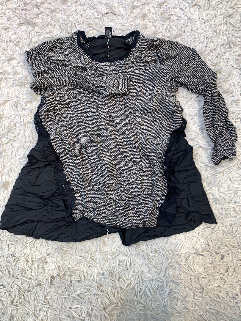 Top Nero e Bianco da Donna Alfani