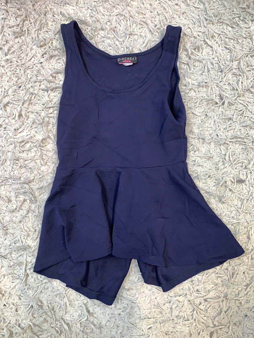 Women's Navy Blue Playsuit