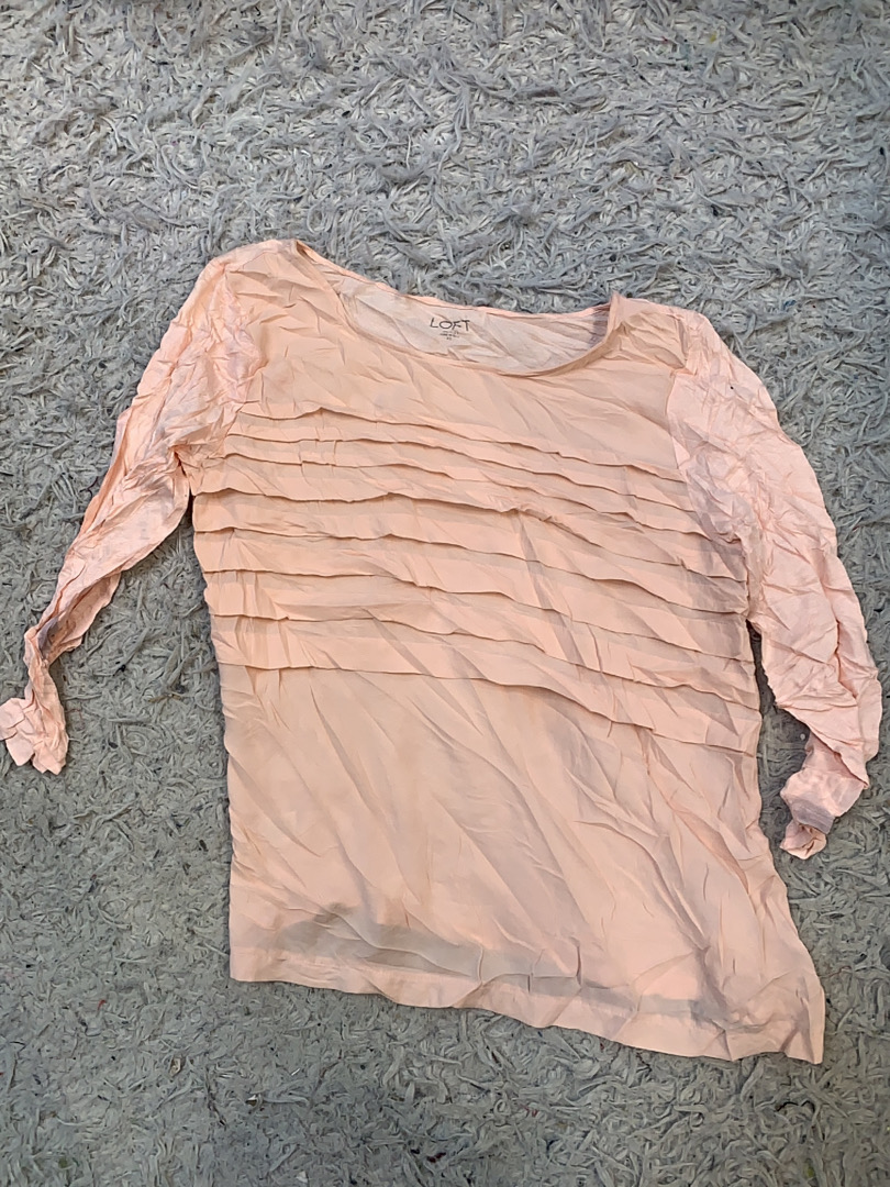 Loft Rüsche Ärmel Bluse