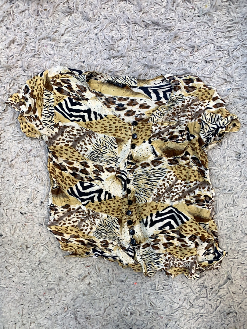 MPH Collection Gedruckte Tiermuster Bluse