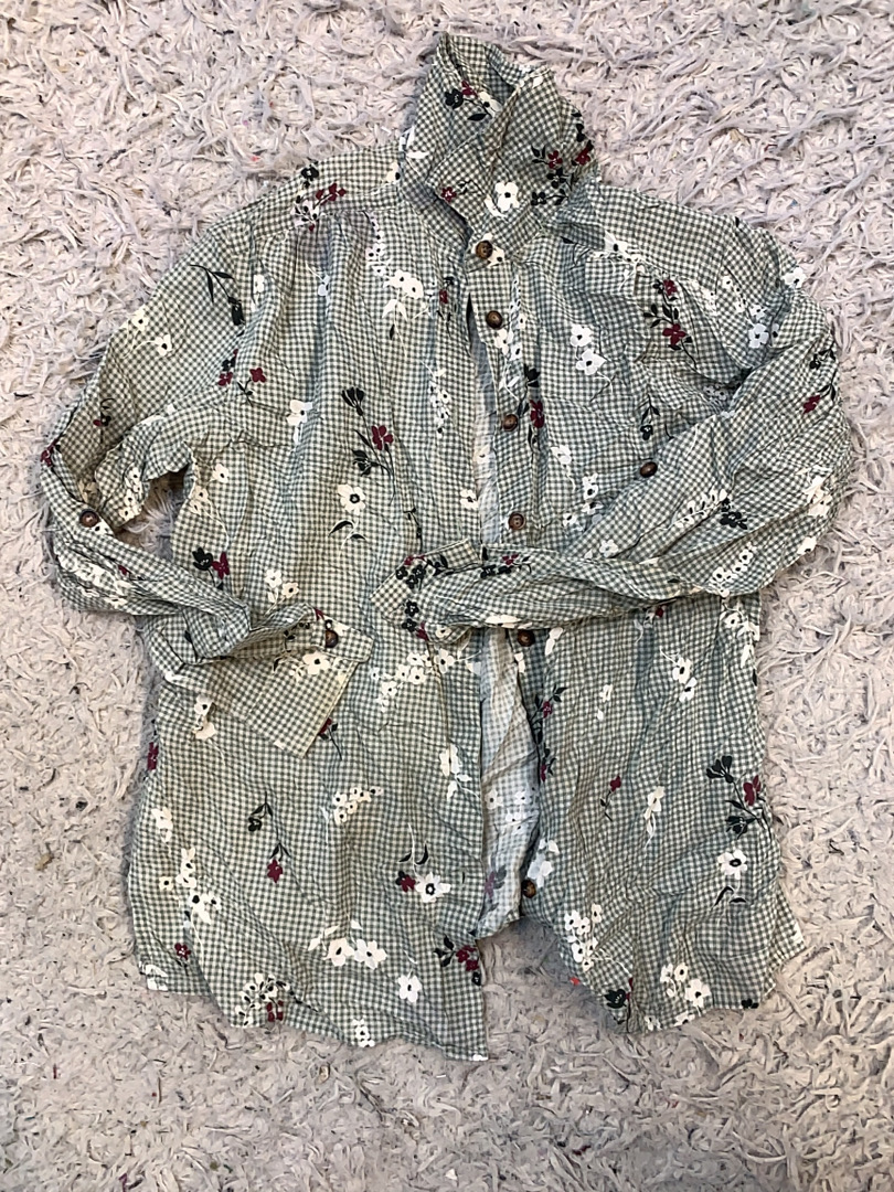 Blusa de Botão com Estampa Floral Tapestry