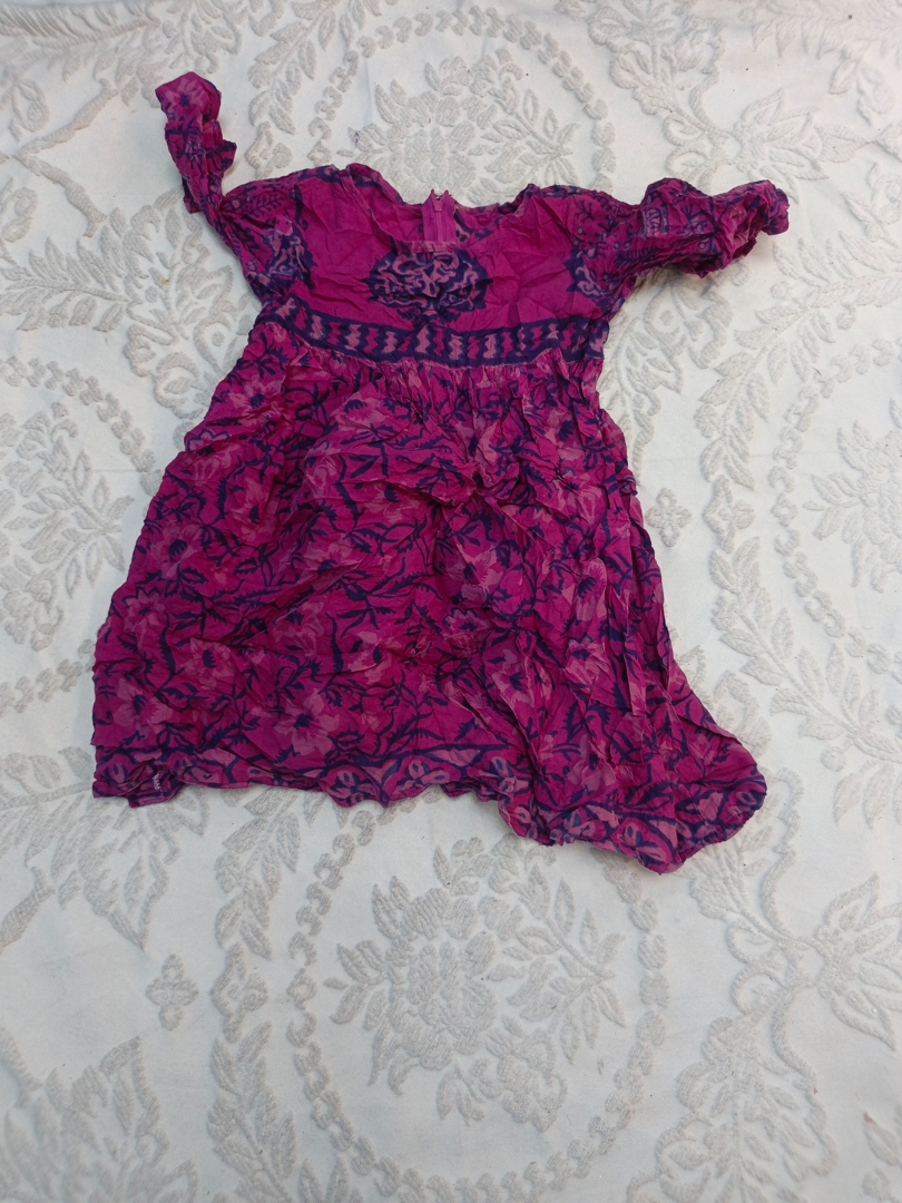 Purple Floral Mini Dress