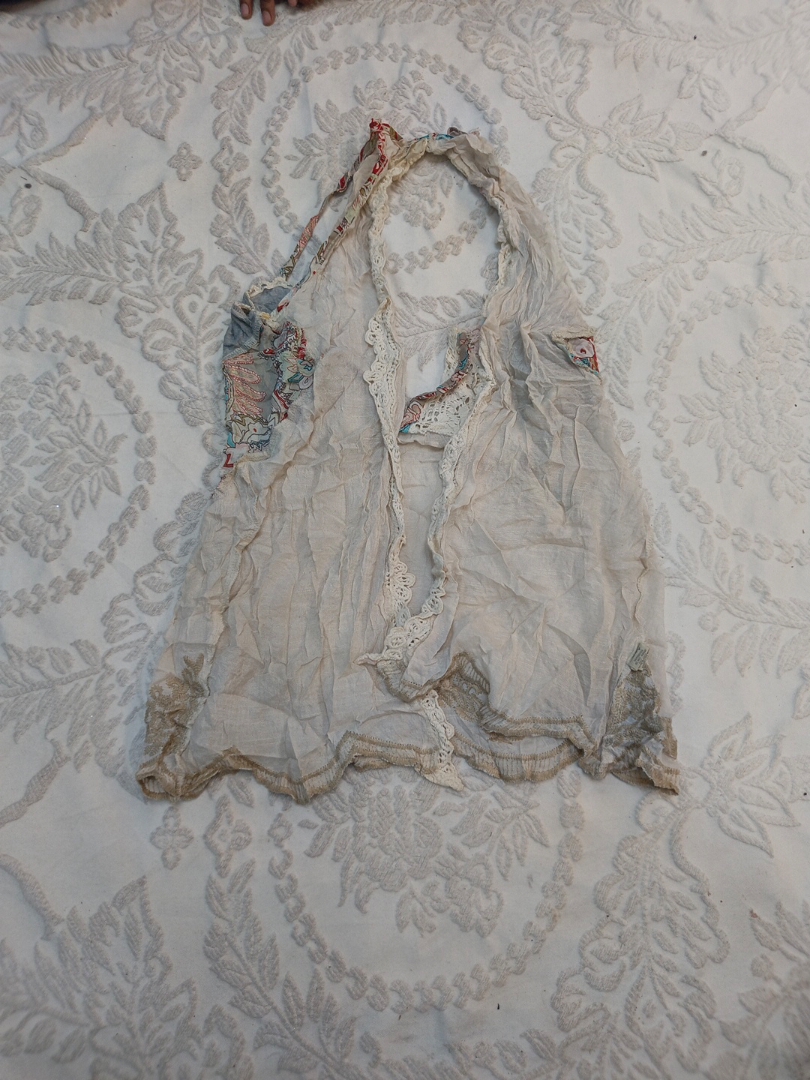 Unbranded Distressed Lace Trim Camisole Top