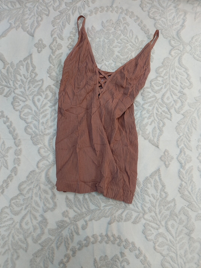 Intimately Ribbed Lace-Up Camisole