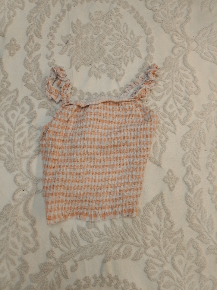 So Goods for Life Top Cropped Gingham