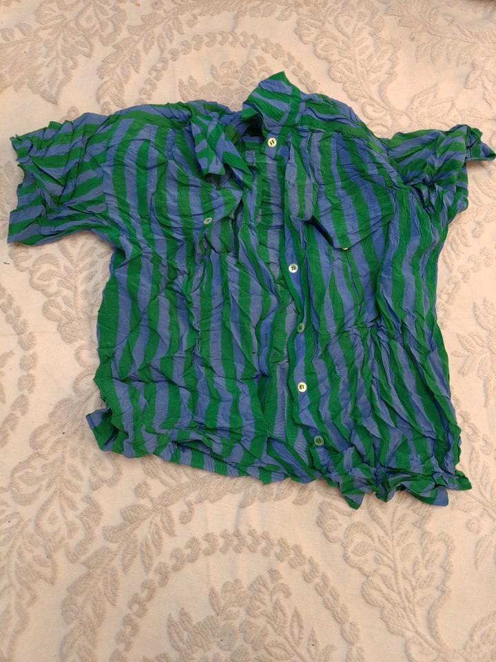 L.A. Claiborne Gestreiftes Hemd mit Knöpfen