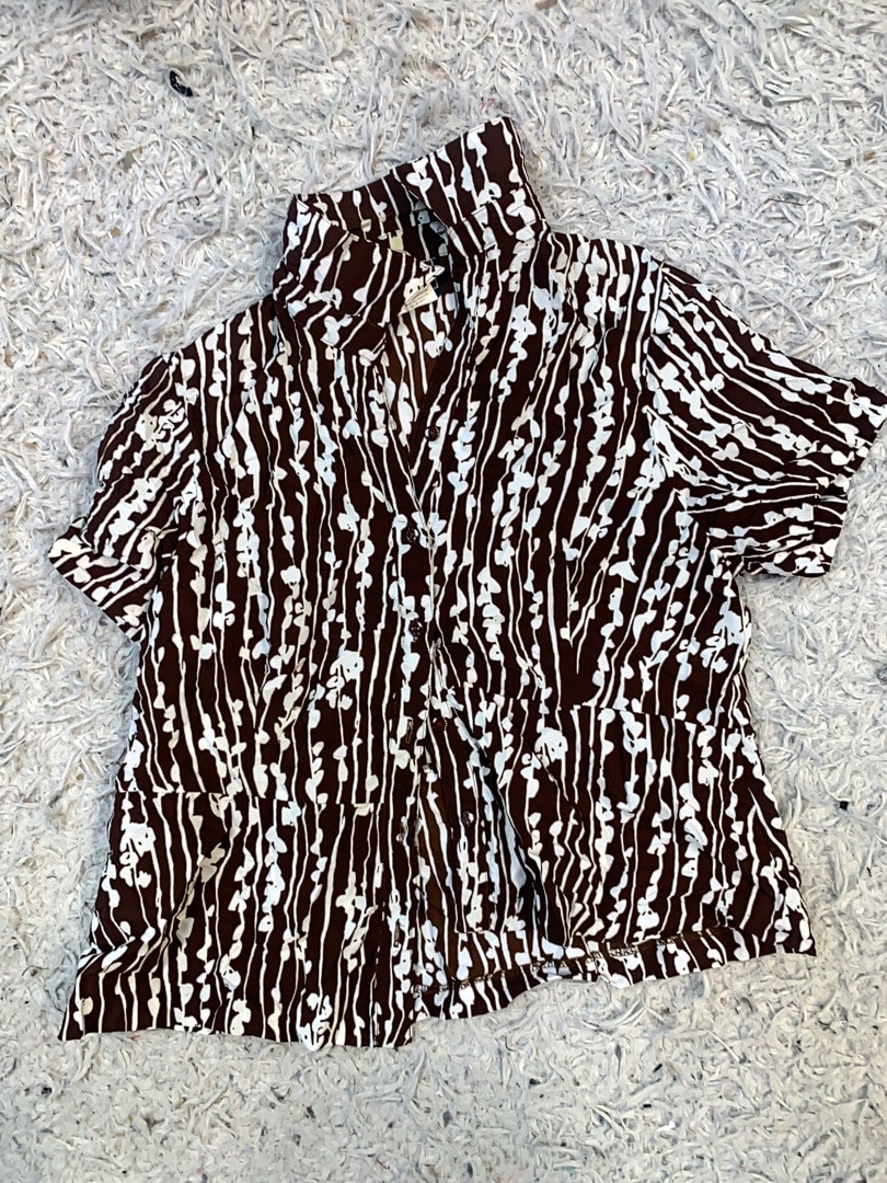 Southern Lady Petite Printed Blouse