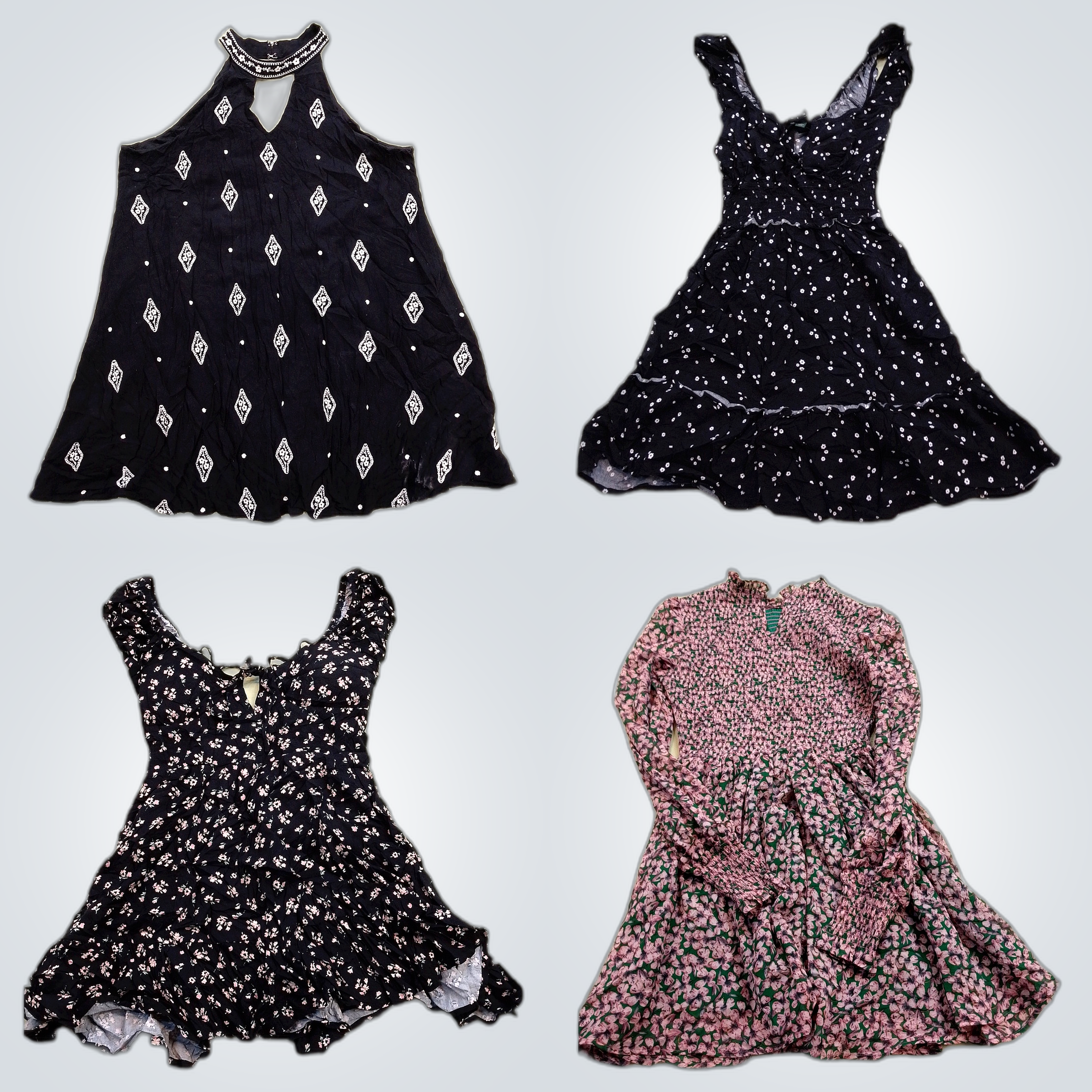 Vintage Dress Bundle Lulus Zara Vans Wild Fable Fl..