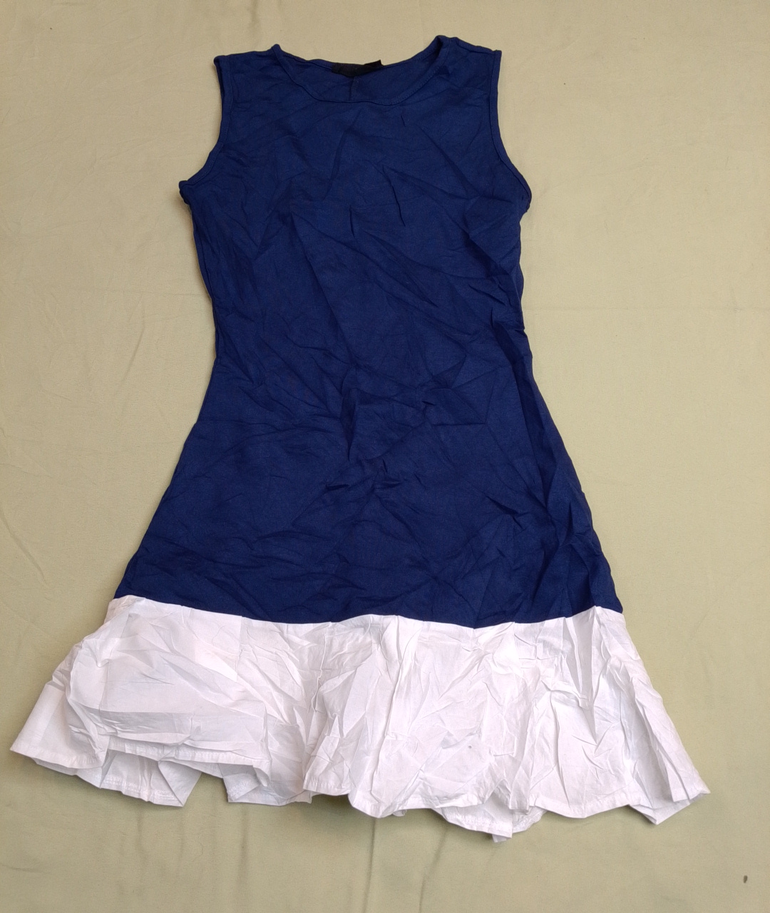 Vestito Blu e Bianco