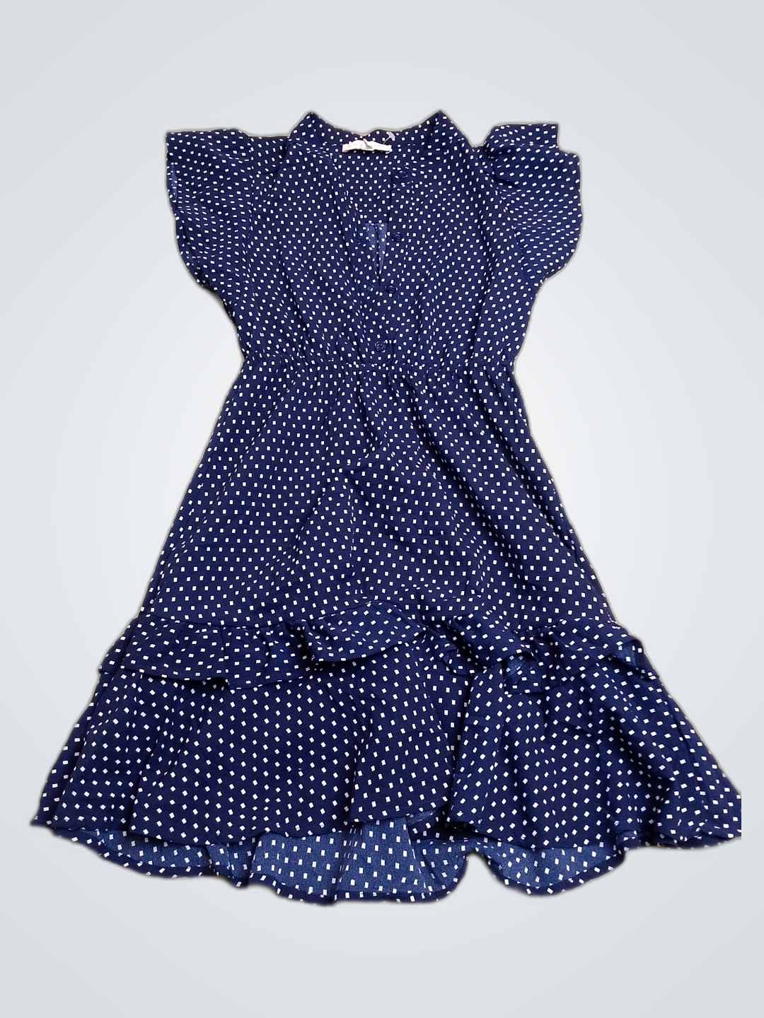 Abito a pois blu da donna