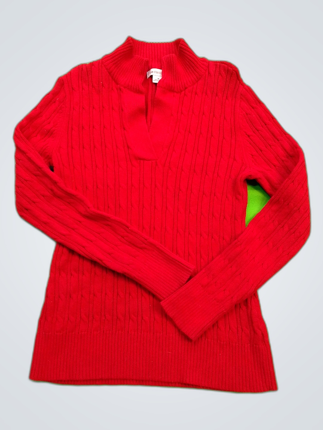 Liz Claiborne Red Knit Sweater