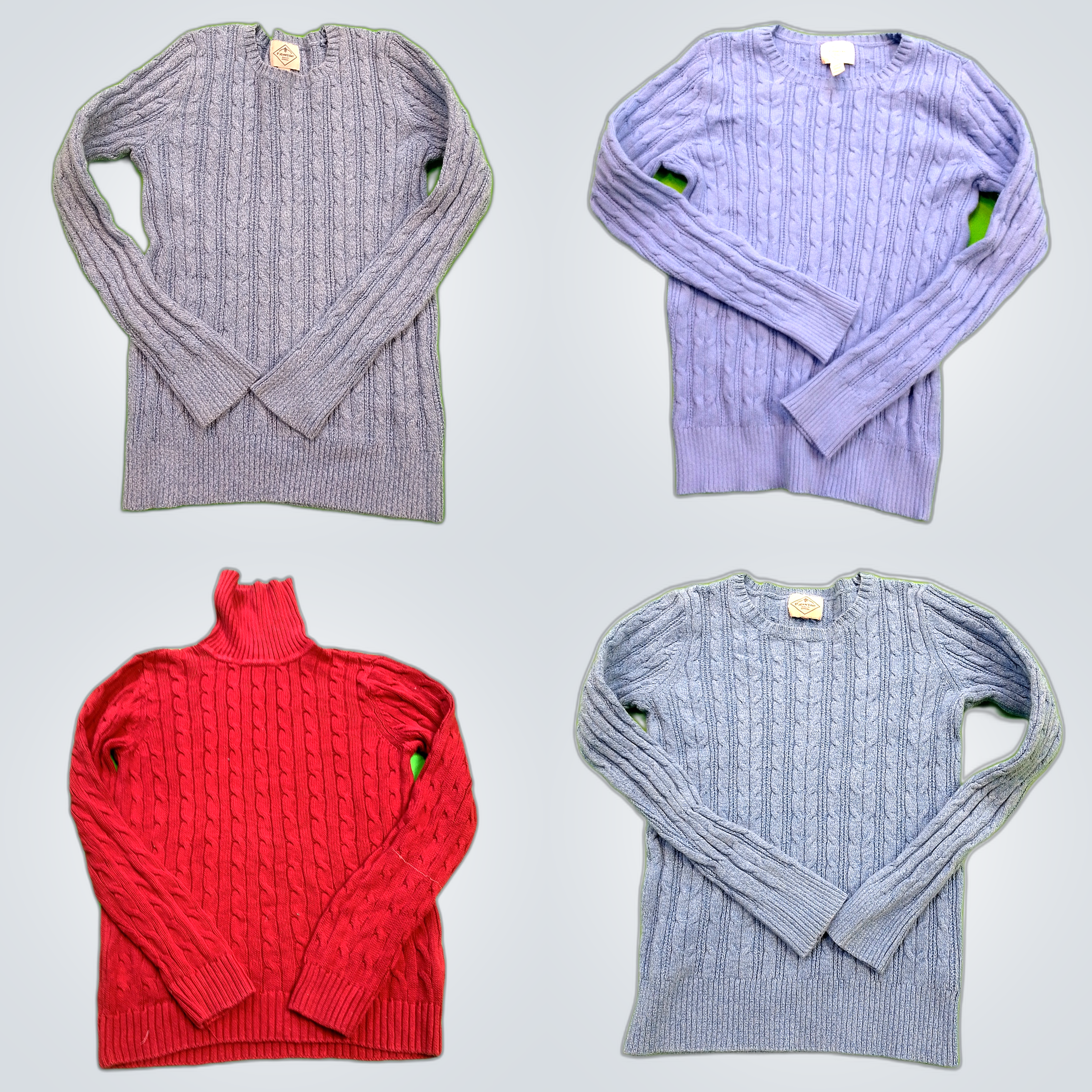 St John's Bay & Jeanne Pierre Sweater Bundle 10 Pc..