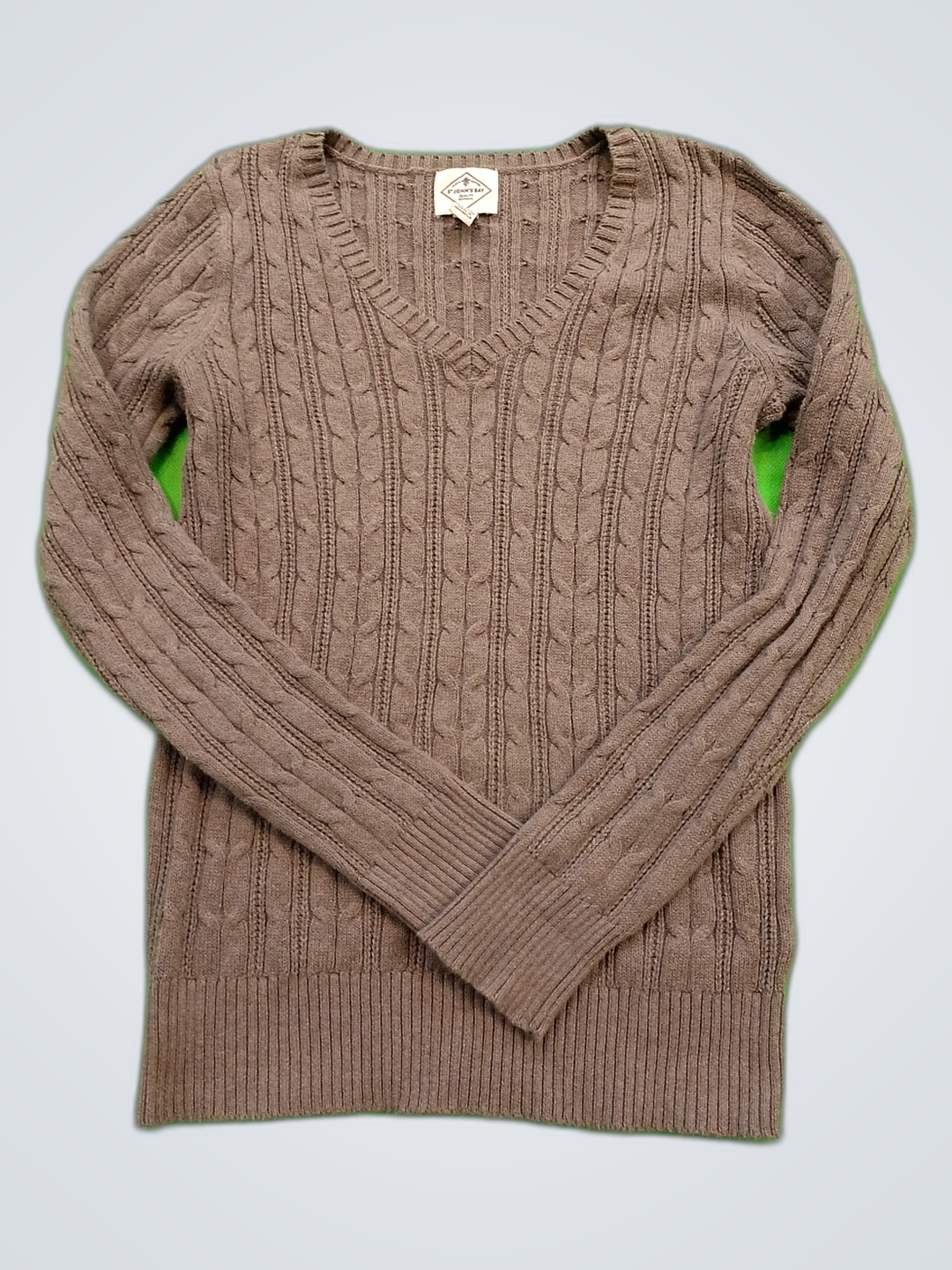Brauner Strickpullover