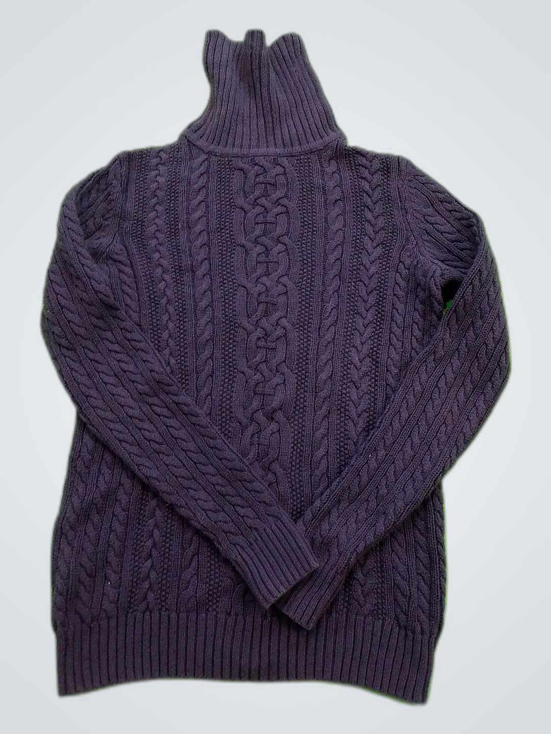 Croft & Barrow Kabelstrick-Turtleneck-Pullover