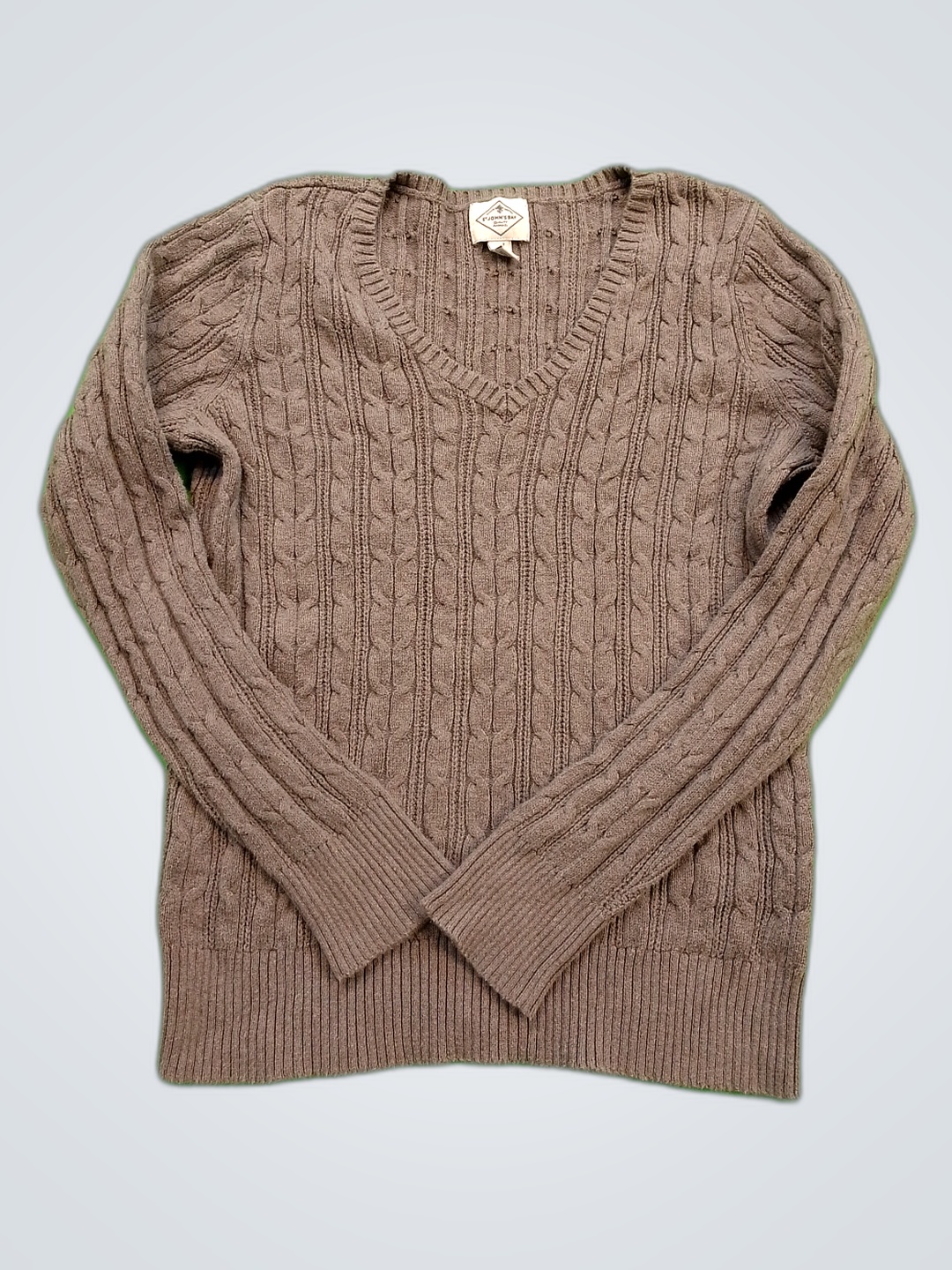 Brauner Strickpullover