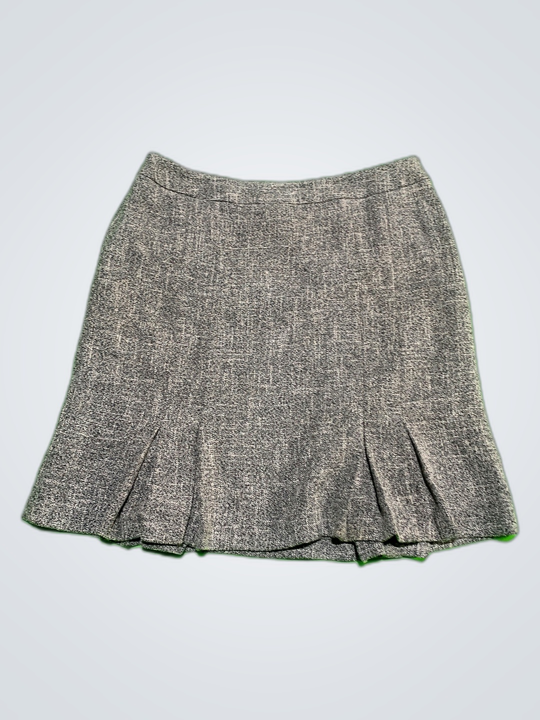 Falda mini plisada gris Apt. 9