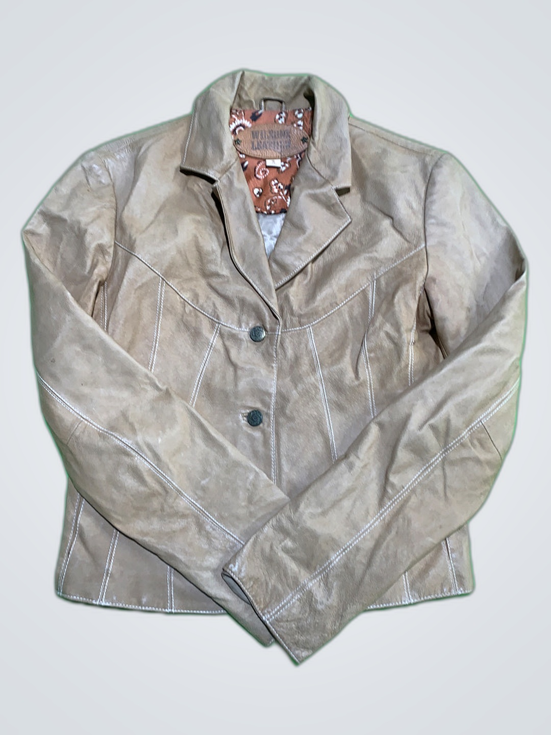 Wilsons Leather Tan Leather Jacket