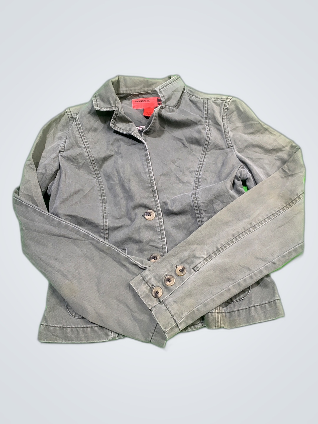 Chaqueta de mezclilla gris Wrangler