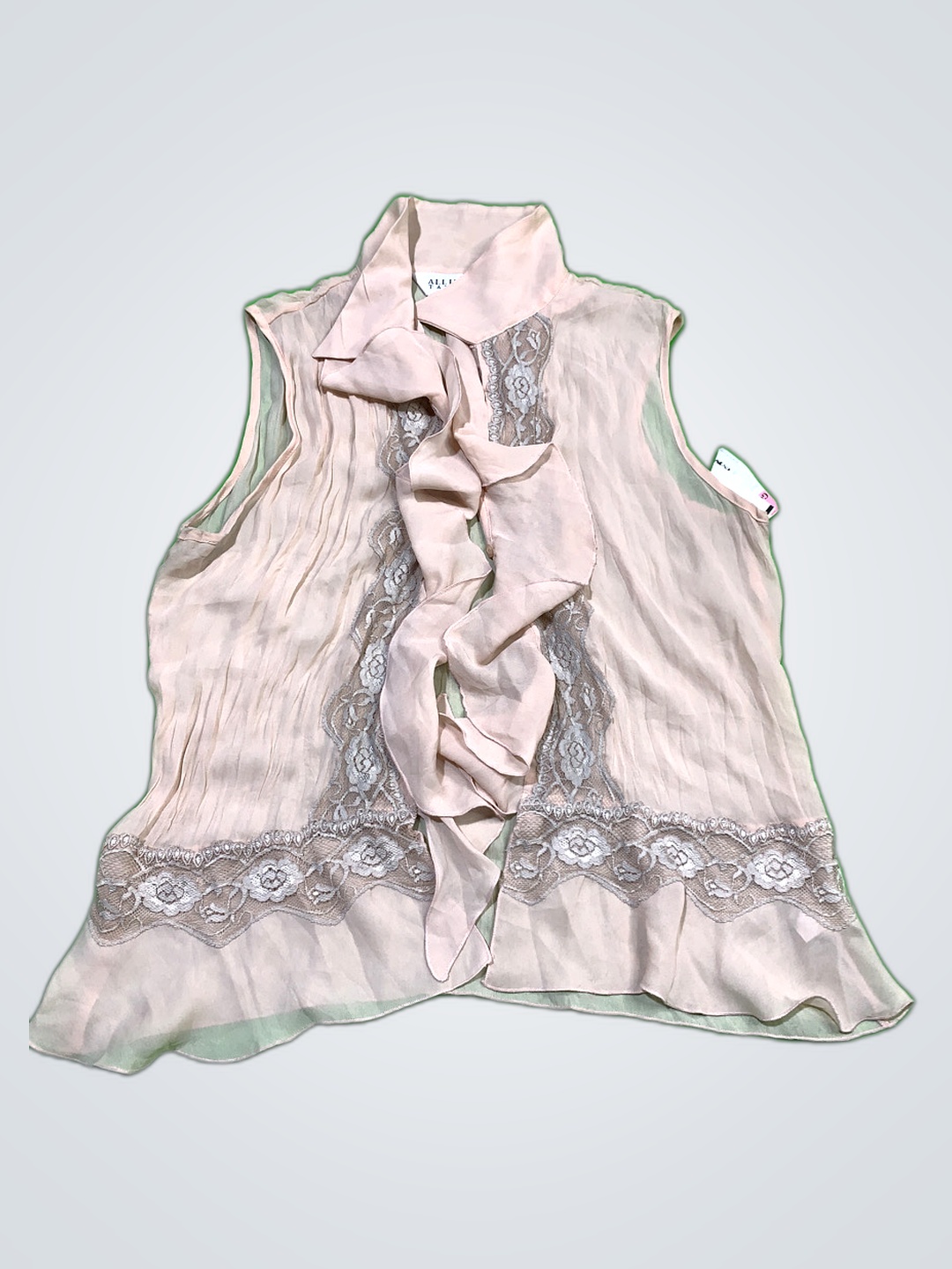 ピンクレースベスト