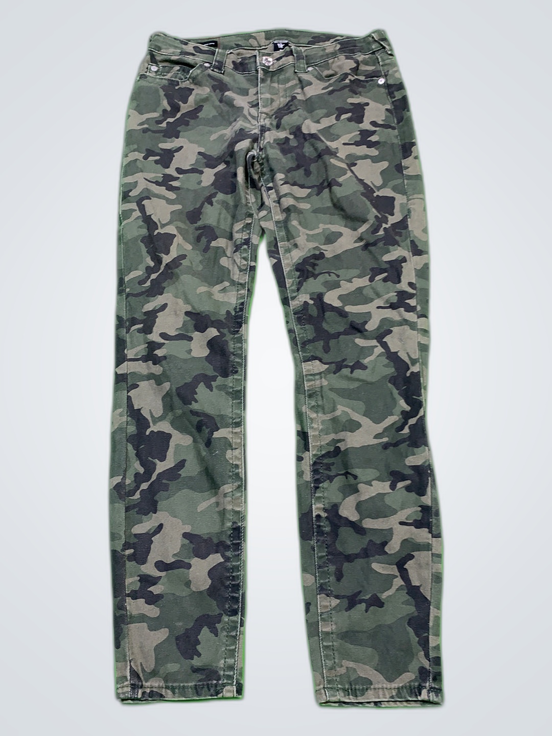 Halle Mid Super Skinny Camo Jeans