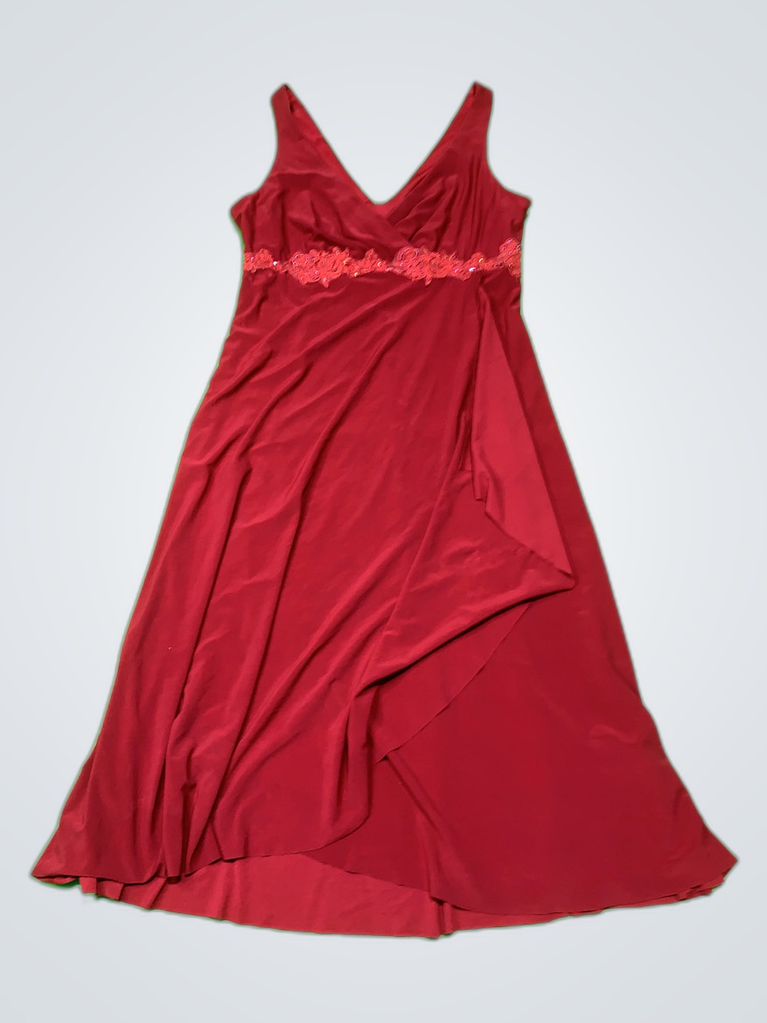 Red Sleeveless Dress