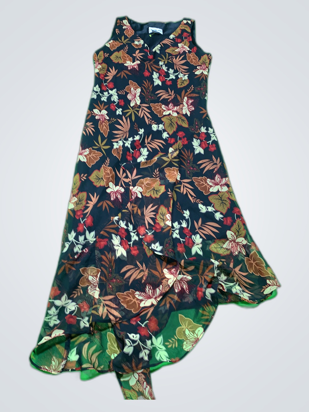 California Krush Floral Print Maxi Dress