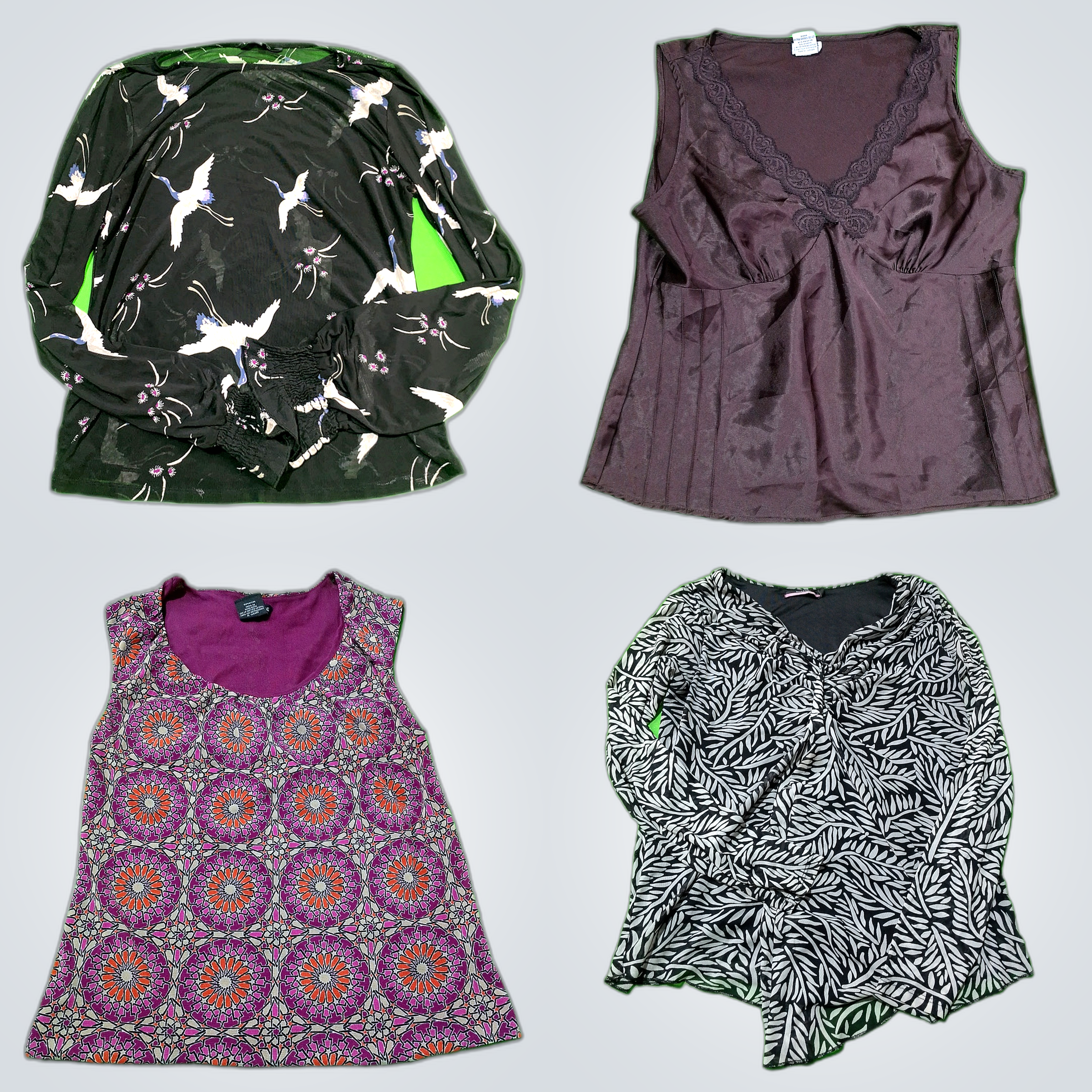 Conjunto de Blusas George Y2K