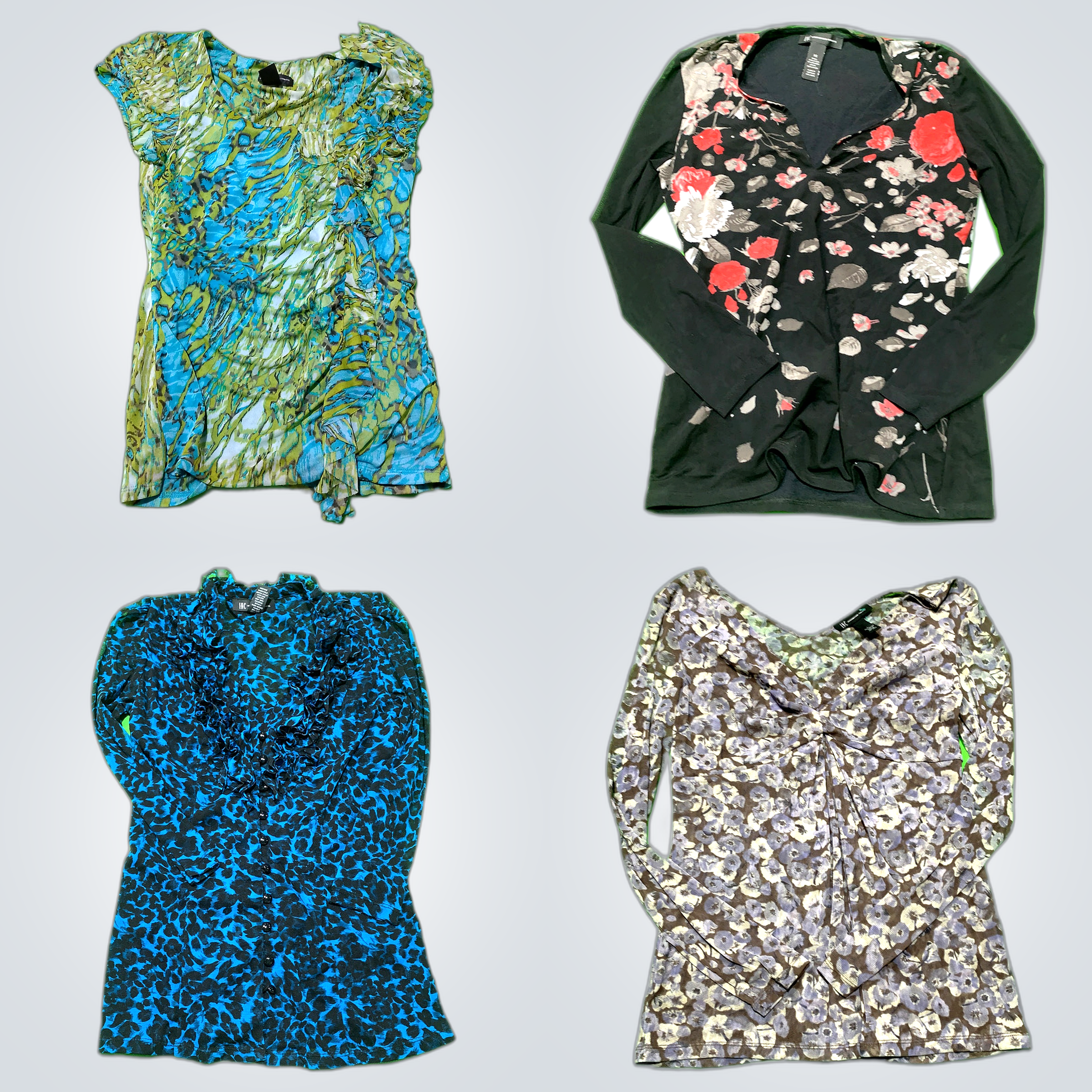 Y2K Floral Blouses Bundle