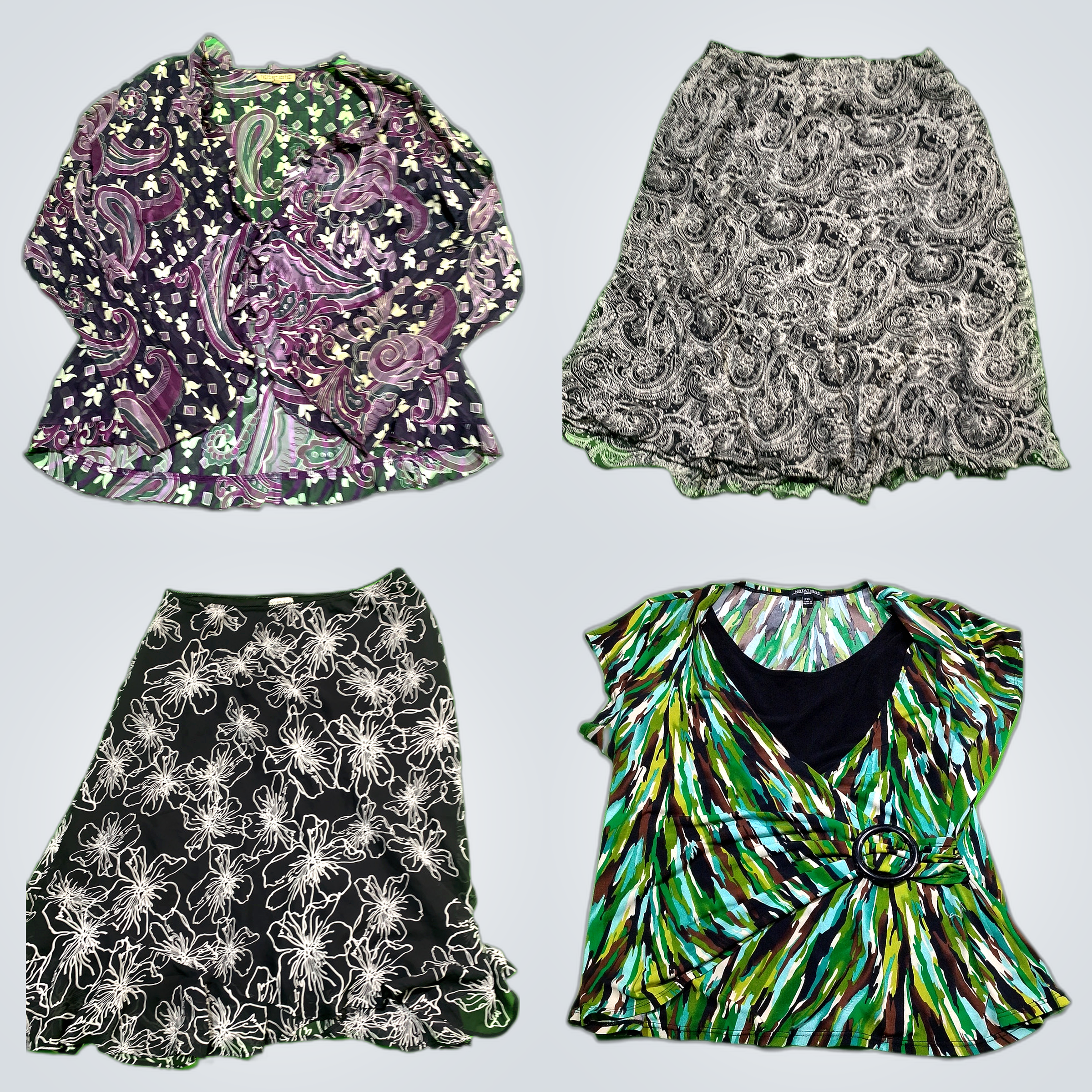 Notations Y2K Skirt Bundle