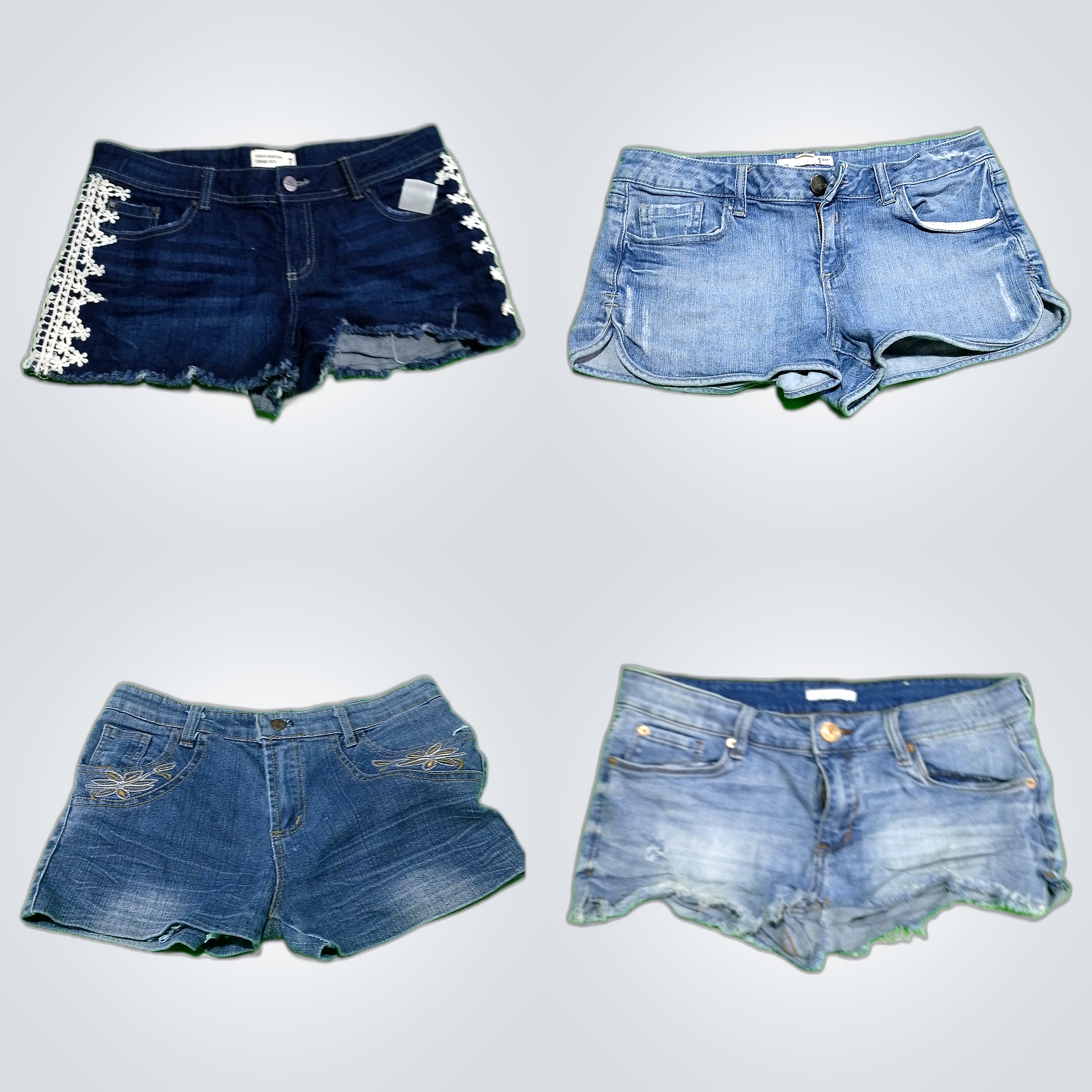 Y2K Jean Shorts Bundle