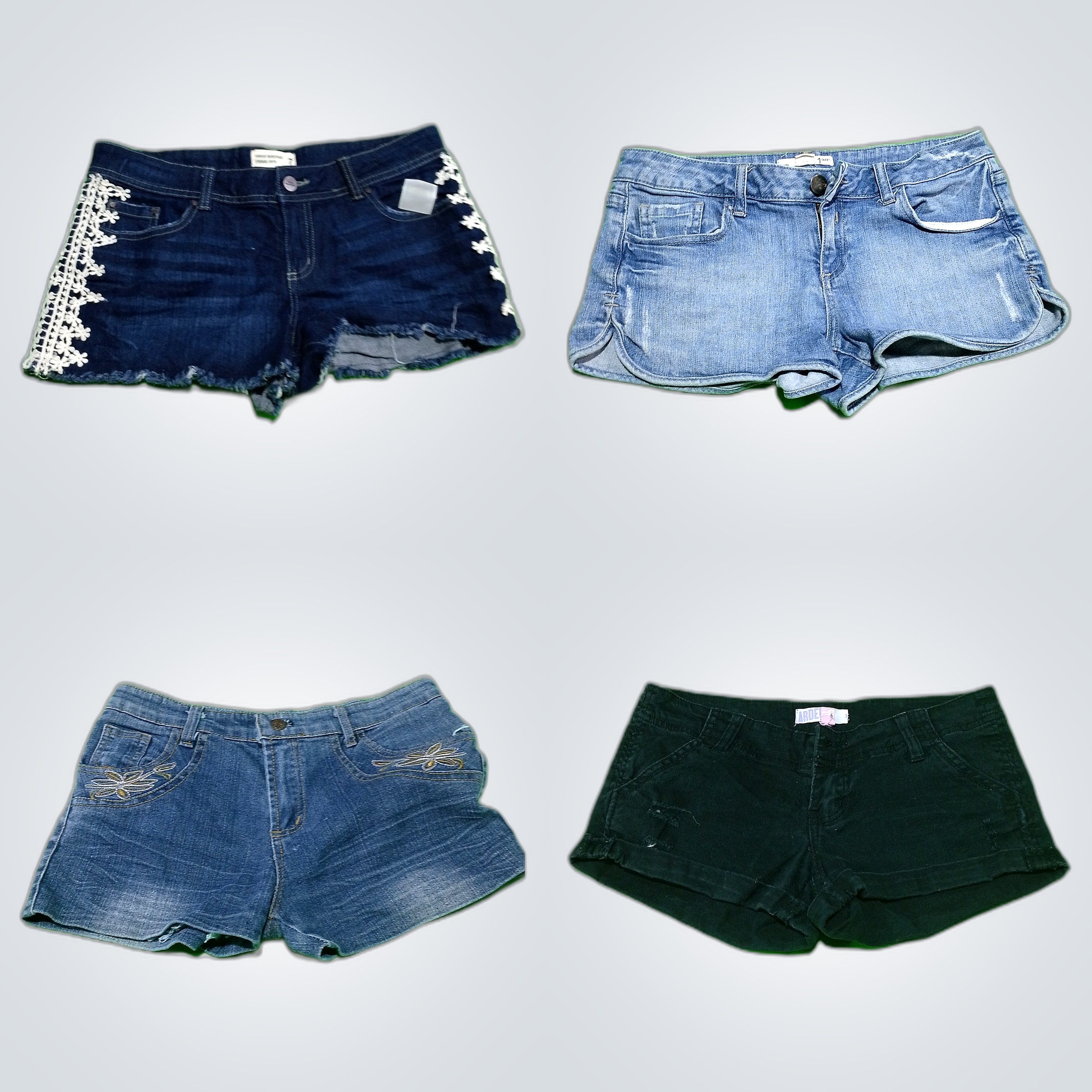 Y2K Jean Shorts Bundle