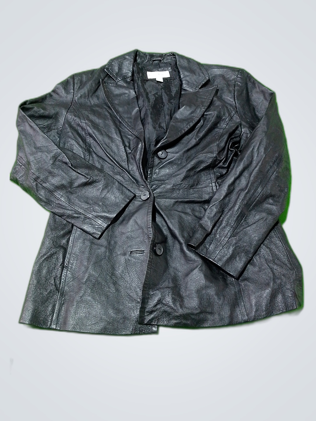 WORTHINGTON Black Leather Jacket