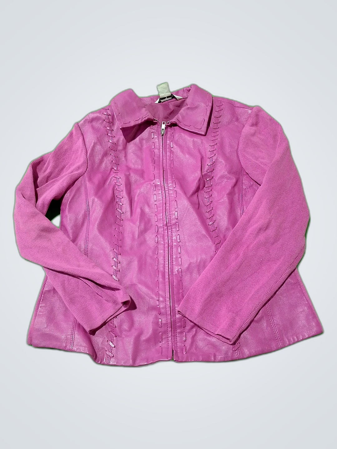 Pink Leather Jacket