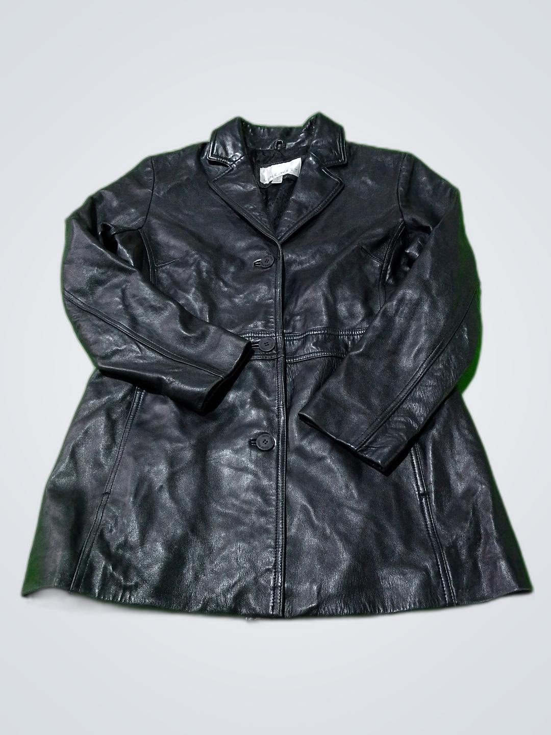 Nine West Black Leather Jacket