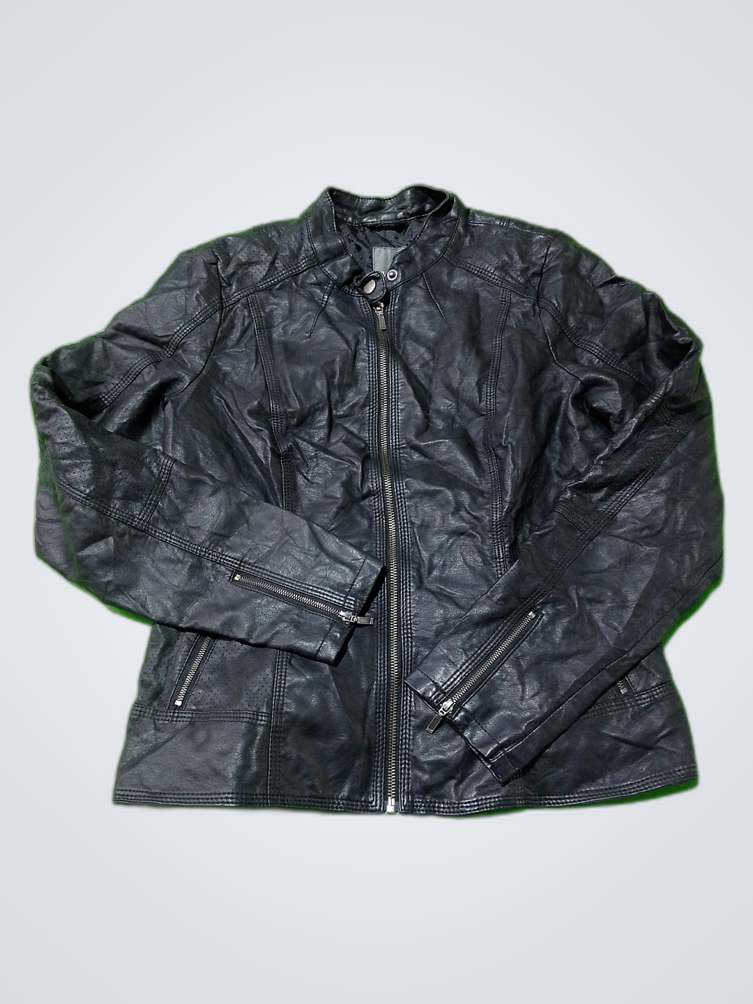 Reitmans Black Leather Jacket