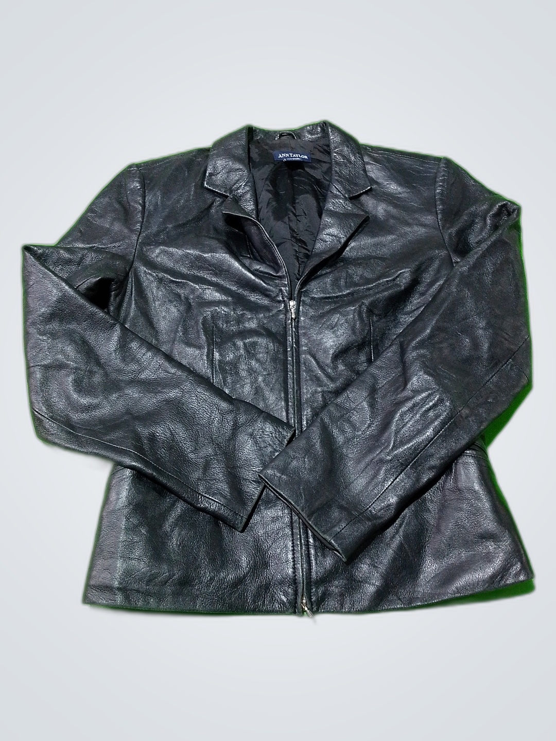 Ann Taylor Black Leather Jacket