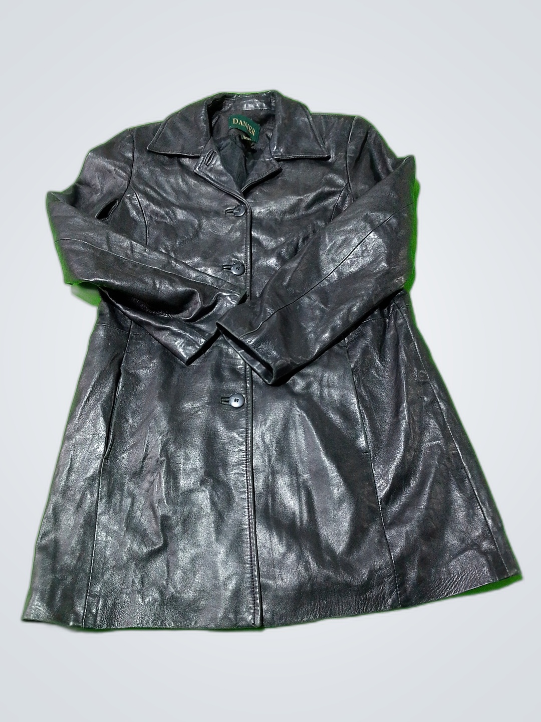Danier Black Leather Jacket