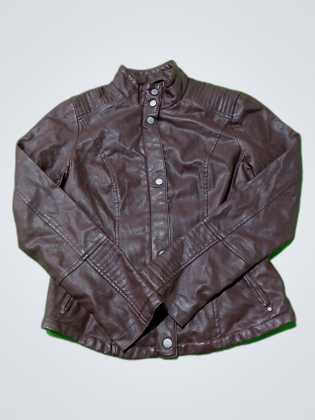 Celebrity Pink Leather Jacket