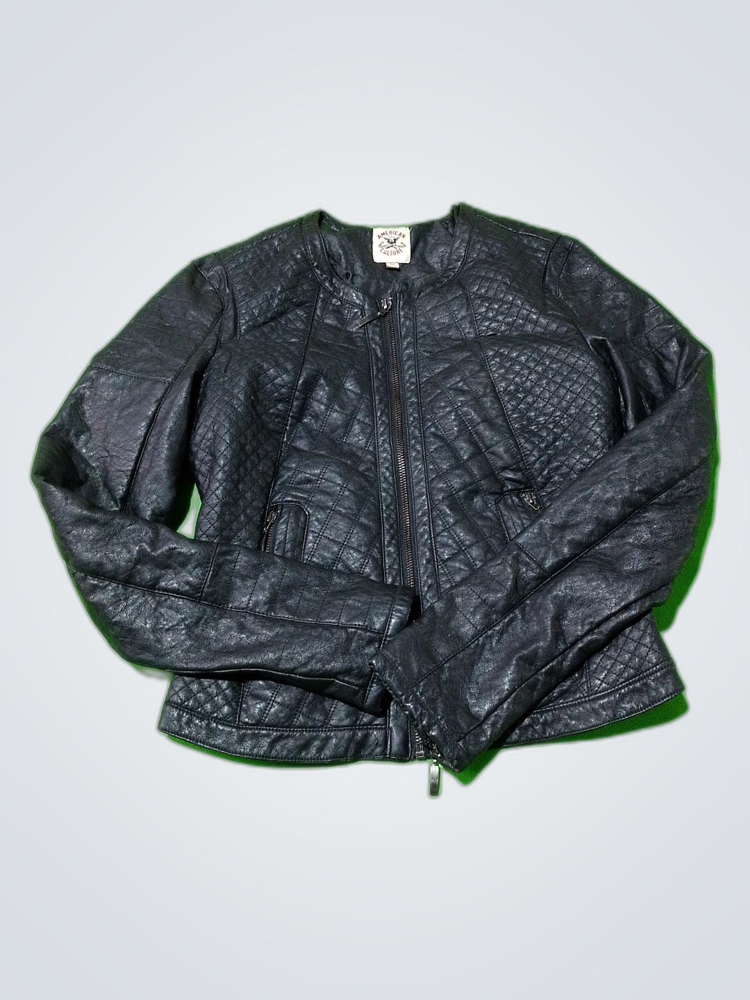 American Culture Black Leather Jacket