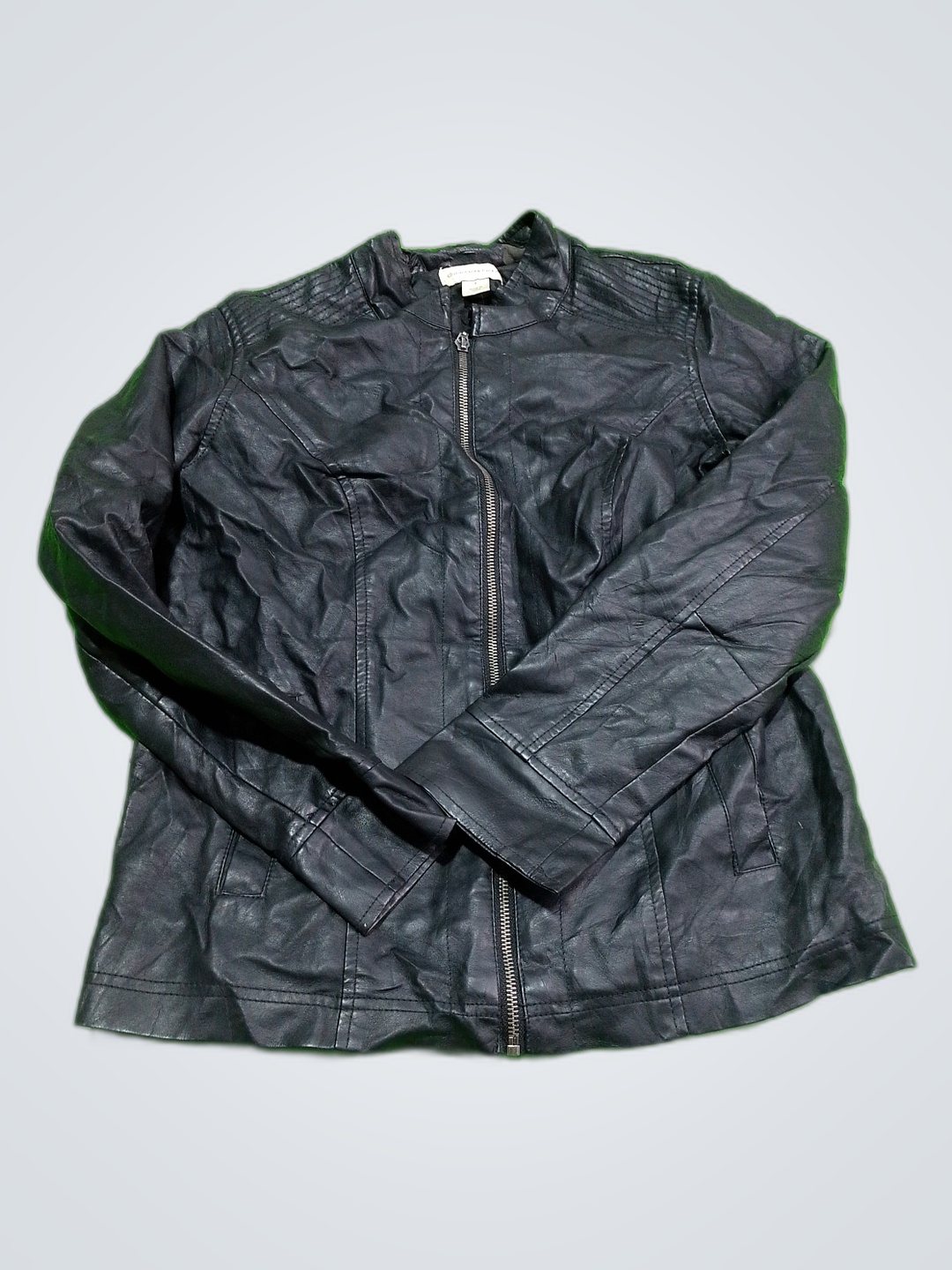 Christopher & Banks Black Leather Jacket