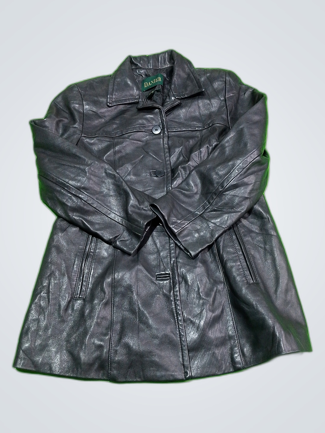 Danier Black Leather Jacket