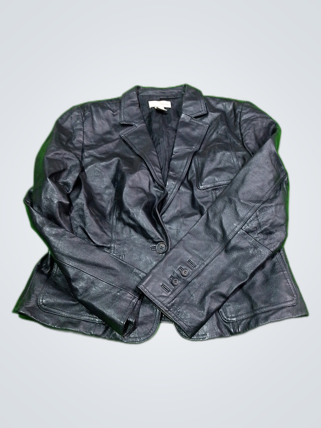 Spiegel Black Leather Jacket