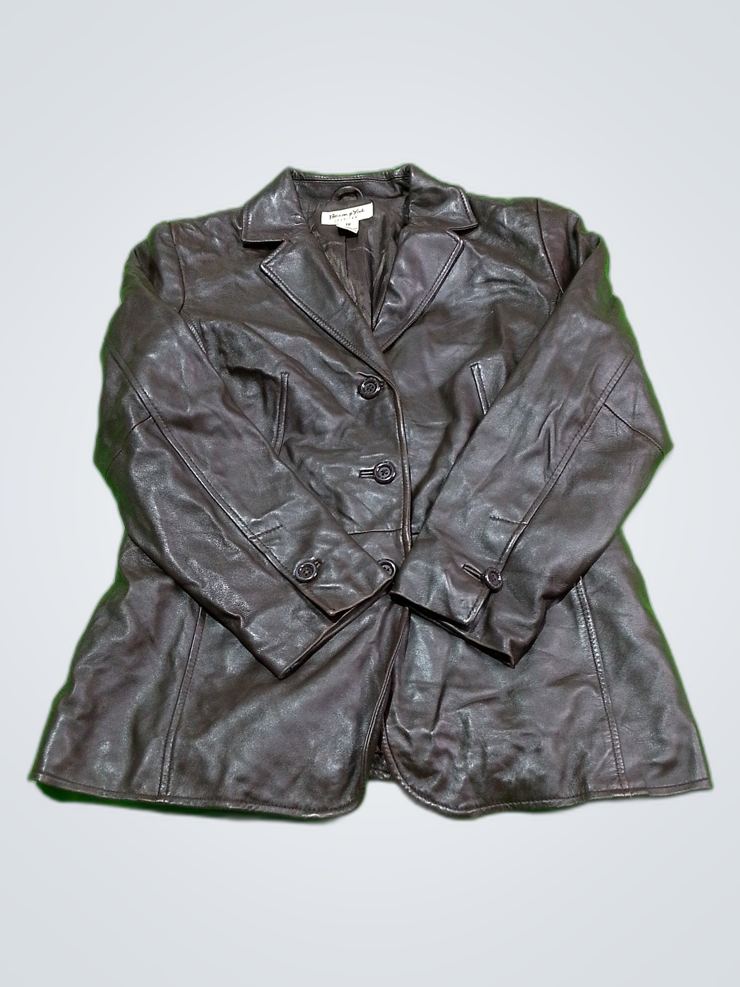 Preston & York Petites Leather Jacket