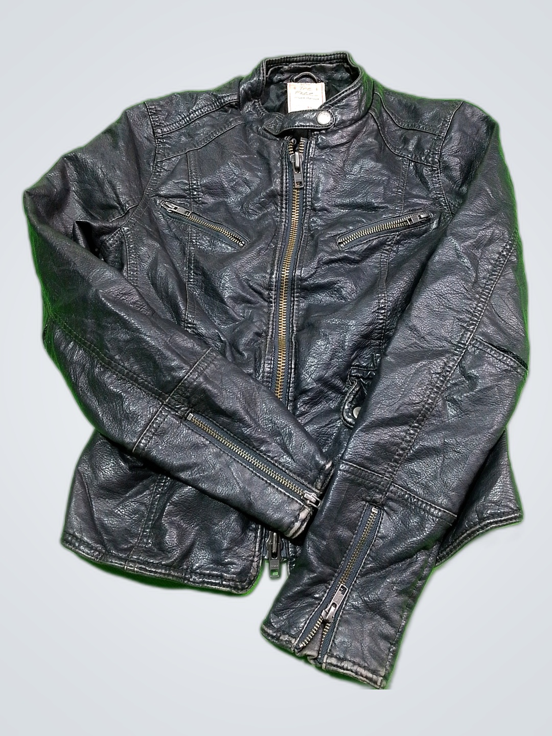 Black Vegan Leather Jacket