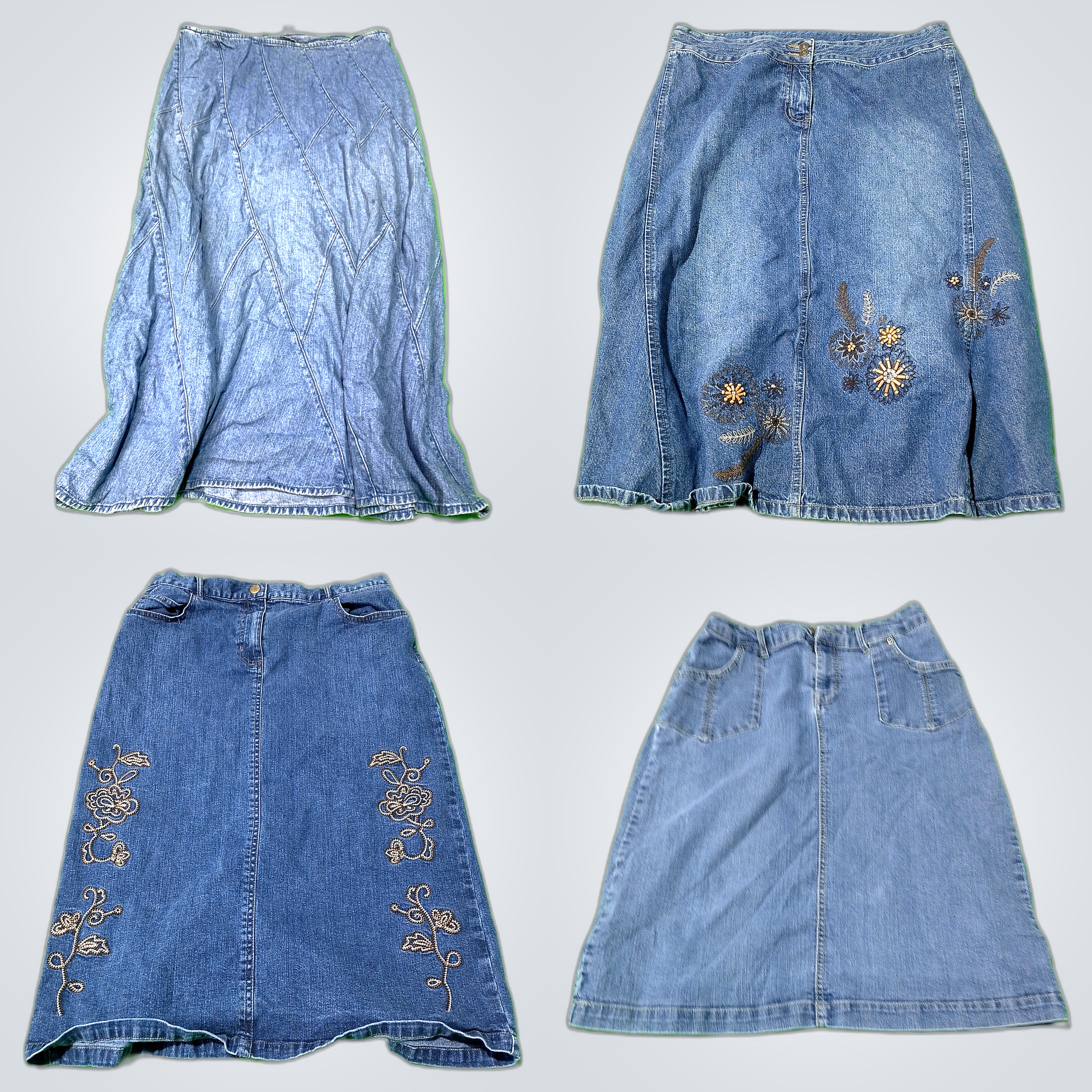 Christopher & Banks Denim Skirts